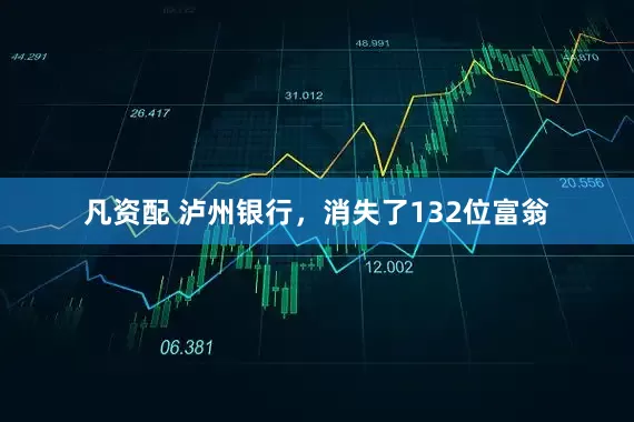 凡资配 泸州银行，消失了132位富翁